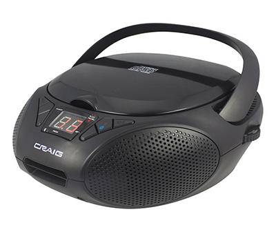 Magnavox Craig Cd Boombox With Am/Fm Radio & Bluetooth, Black