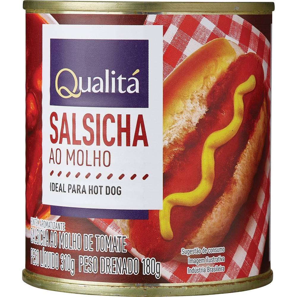 Qualitá · Salsicha ao molho (310 g)