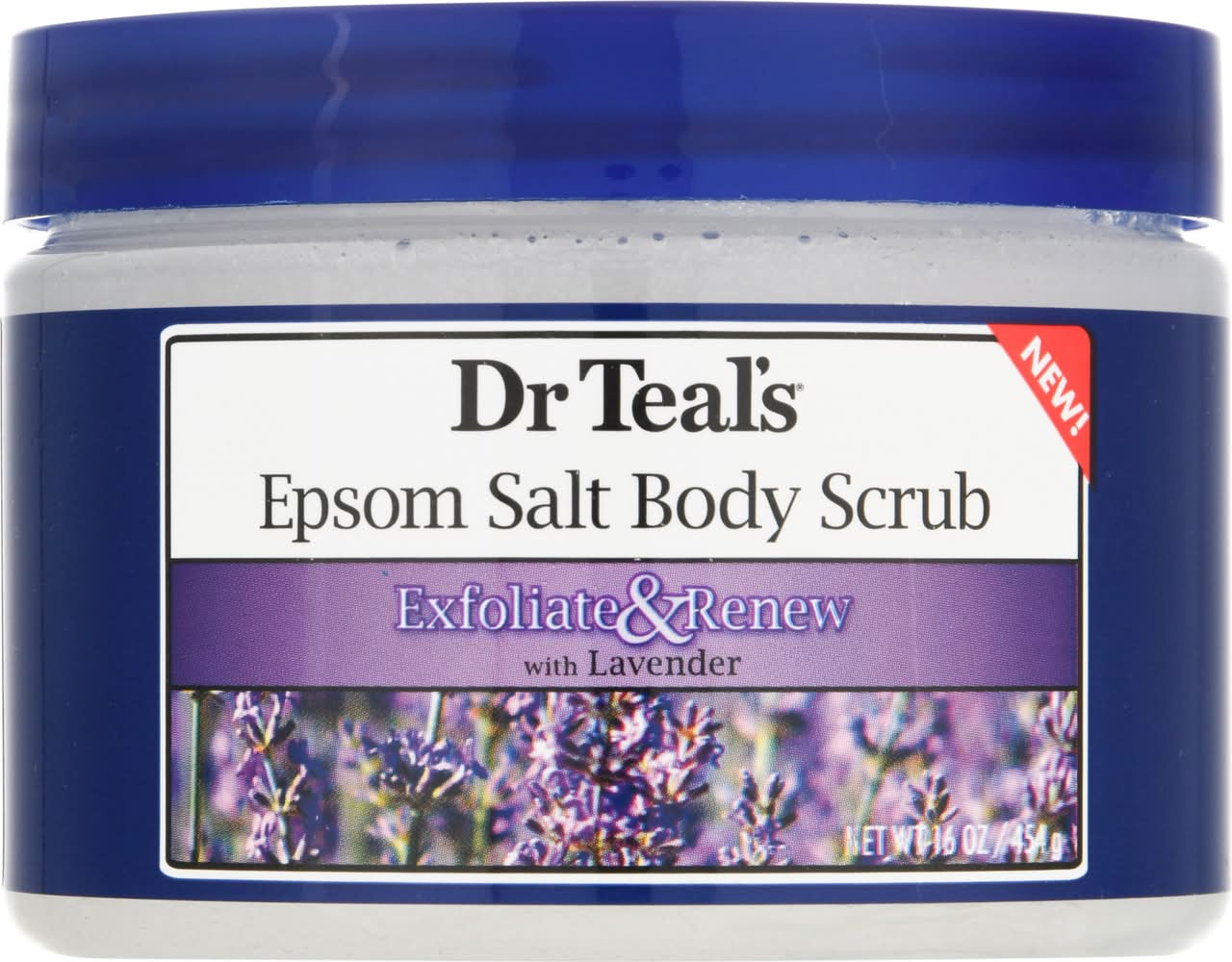Dr Teal's Exfoliate & Renew Epsom Salt Body Scrub (1 lbs)