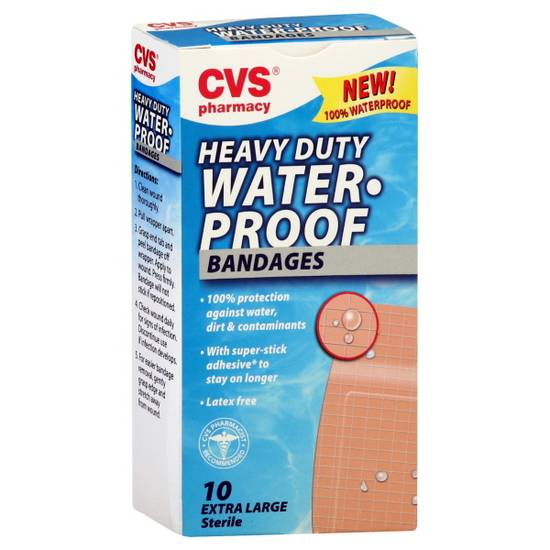 Cvs Heavy Duty Water Proof Bandages