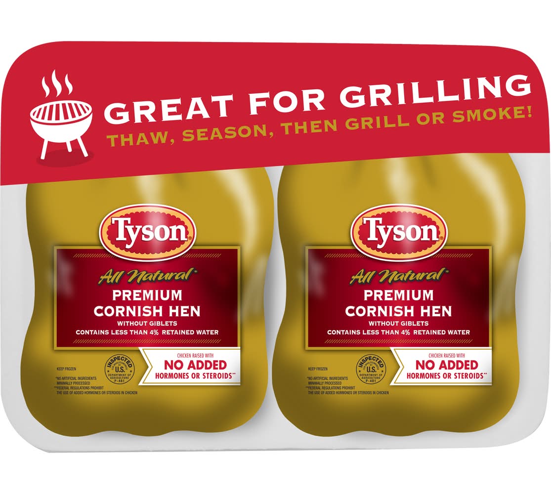 Tyson Premium Cornish Hen (52 oz, 2 ct)