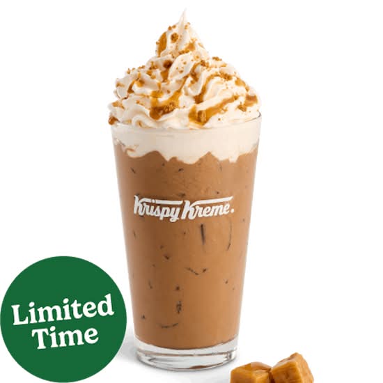 Iced Brown Butter Toffee Latte