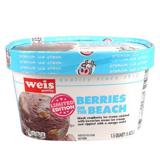 Weis Limited Edition Berries on the Beach Ice Cream (raspberry)