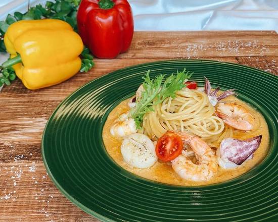 南洋辣味泰式義大利麵Thai Seafood Spaghetti