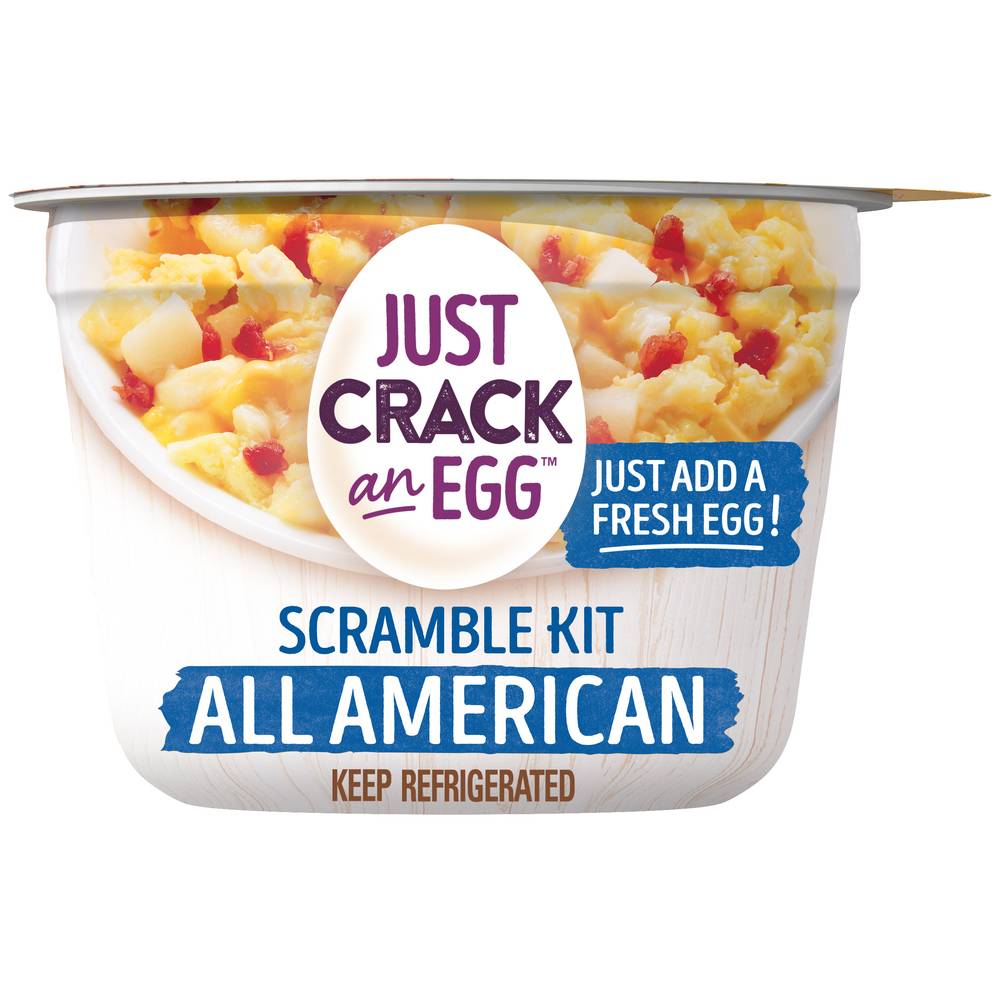 Just Crack an Egg All American Scramble Kit Breakfast Bowl