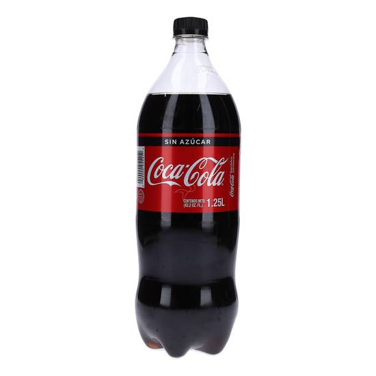 Refresco Coca cola sin azúcar 1.25 lt