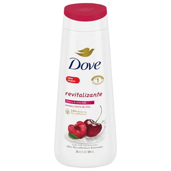 Dove Revitalizante Cherry & Chia Milk Body Wash