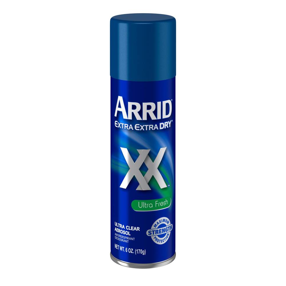 Arrid Ultra Clear Aerosol and Ultra Fresh Antiperspirant/Deodorant