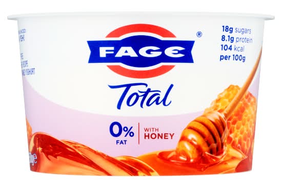 FAGE Honey, Total 0% Fat Free Greek Recipe Strained Yoghurt (150g)