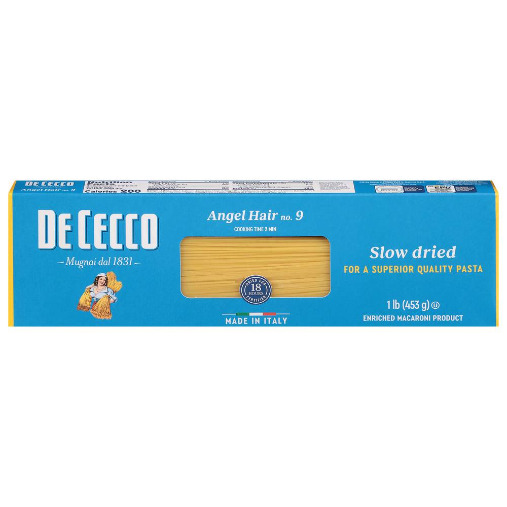 De Cecco Angel Hair No.9 Pasta (1 lbs)