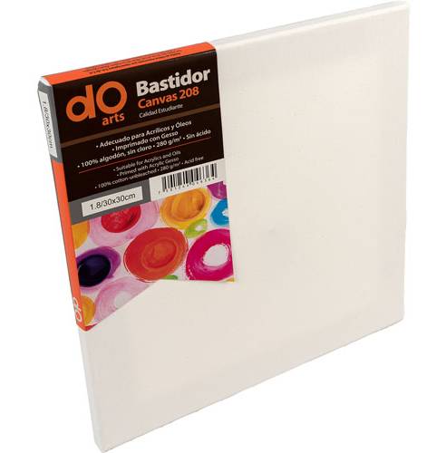 Doarts · Bastidor para acrílicos y óleos, 30 x 30 cm (206,9 g)