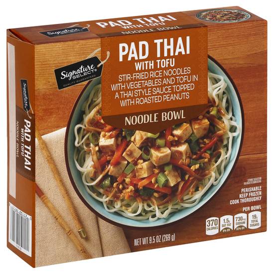 Signature Select Pad Thai With Tofu Noodle Bowl (9.5 oz)