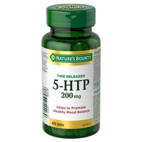 Nature's Bounty Time Release 5-htp 200 mg (45 tablets)