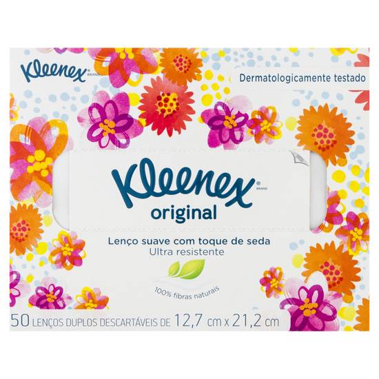 Kleenex lenço de papel box dia a dia (50 lenços)