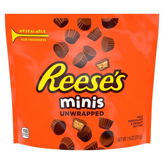 Reese's Minis Unwrapped Milk Chocolate and Peanut Butter Cups