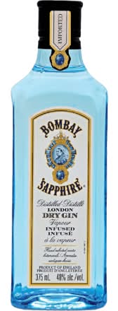 Bombay Sapphire Distilled London Dry Gin 375mL