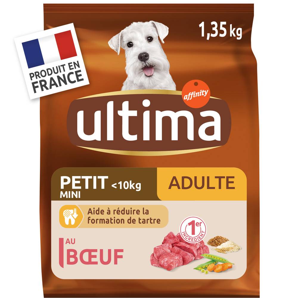 Ultima - Croquettes pour chien petits au bœuf (1,35kg)