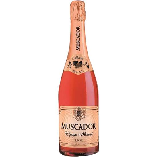 Vin Effervescent Muscat Doux Rosé 75cl - MUSCADOR