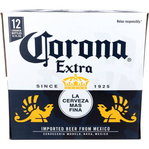 Corona Extra Beer 12 Pack Bottles