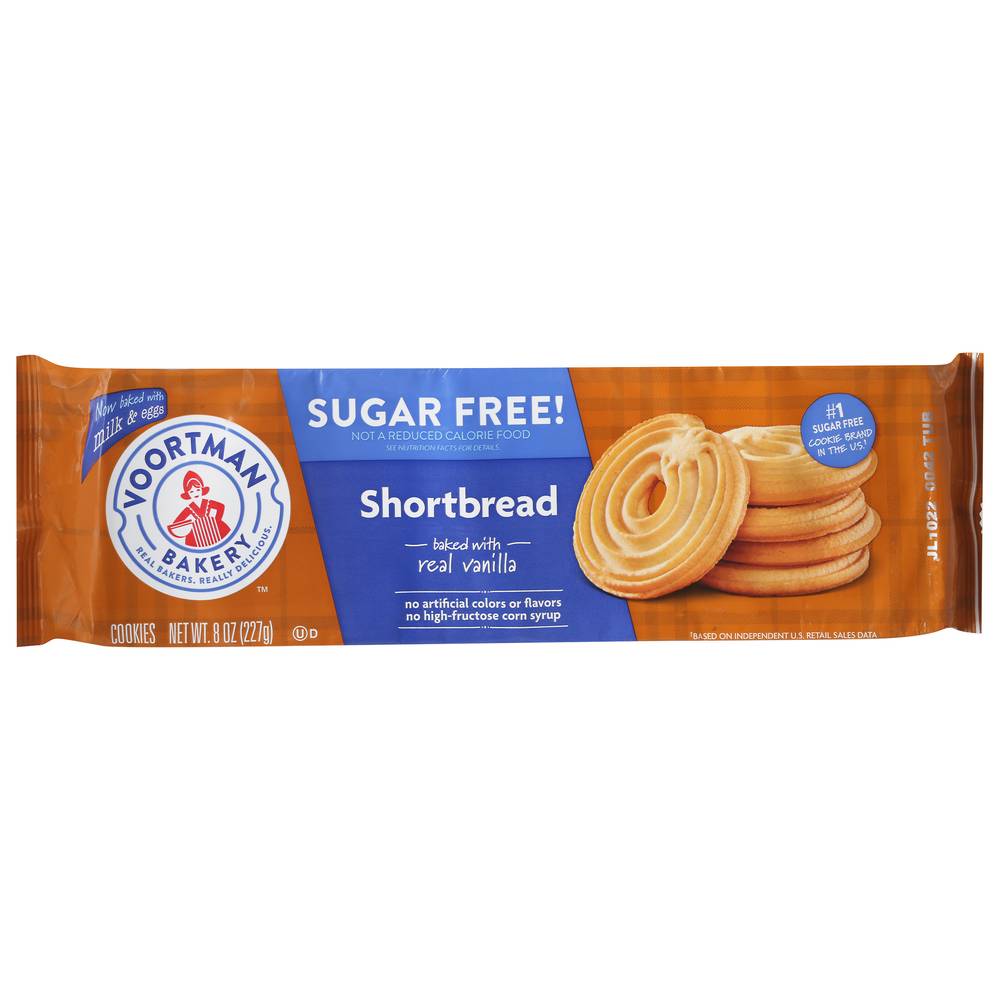 Voortman Bakery Sugar Free Shortbread Cookies (8 oz)