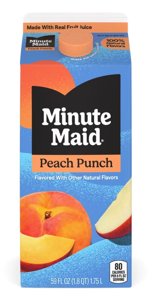 Minute Maid Pasteurized 5% Juice Blend, Peach Punch (59 fl oz)