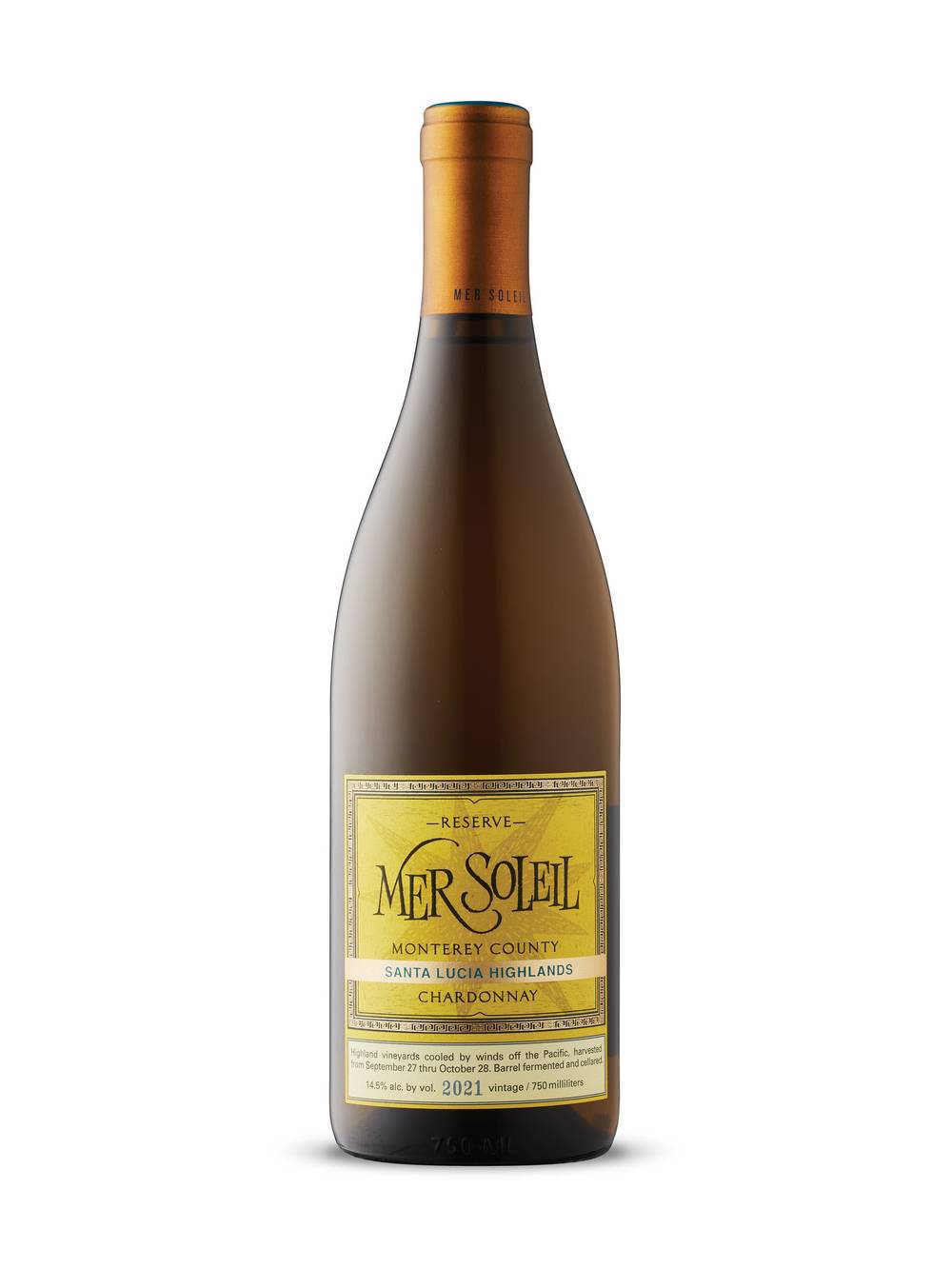 Mer Soleil Monterey County Reserve Chardonnay Wine Delivery Near Me