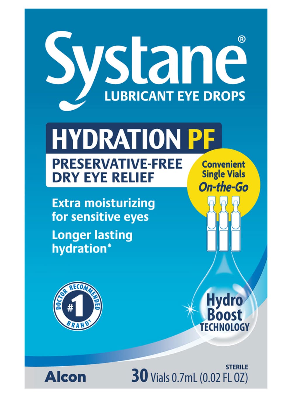 Systane Hydration Pf Lubricant Eye Drops (0.02 fl oz, 30 ct)