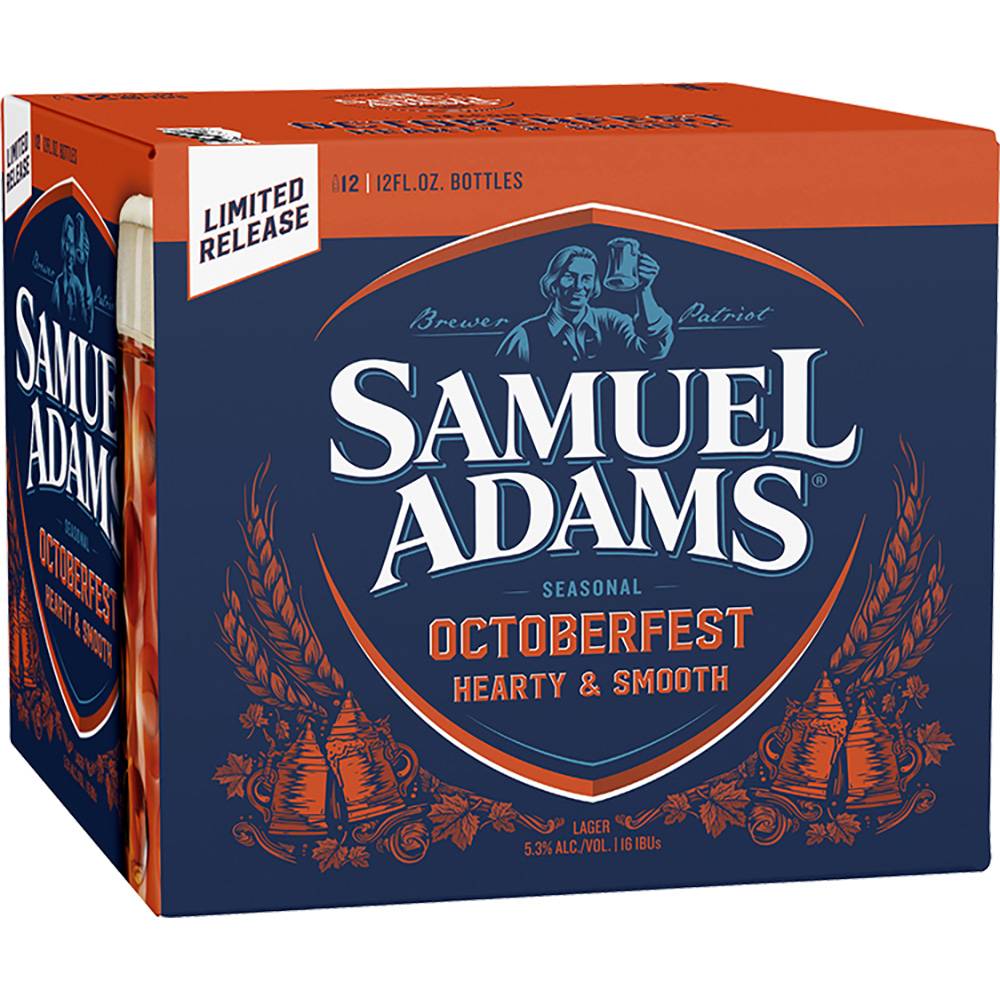 Samuel Adams Seasonal Hearty and Smooth Octoberfest (12 ct , 12 fl oz)