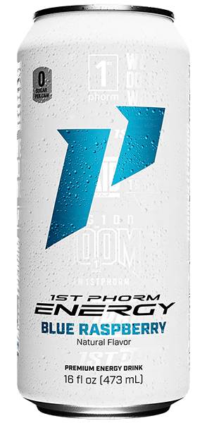 1st Phorm Energy Blue Raspberry 16oz