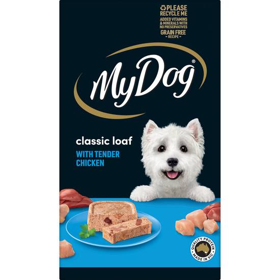 My Dog Classic Loaf With Tender Chicken 6x100g Wet Dog Food 6 pack