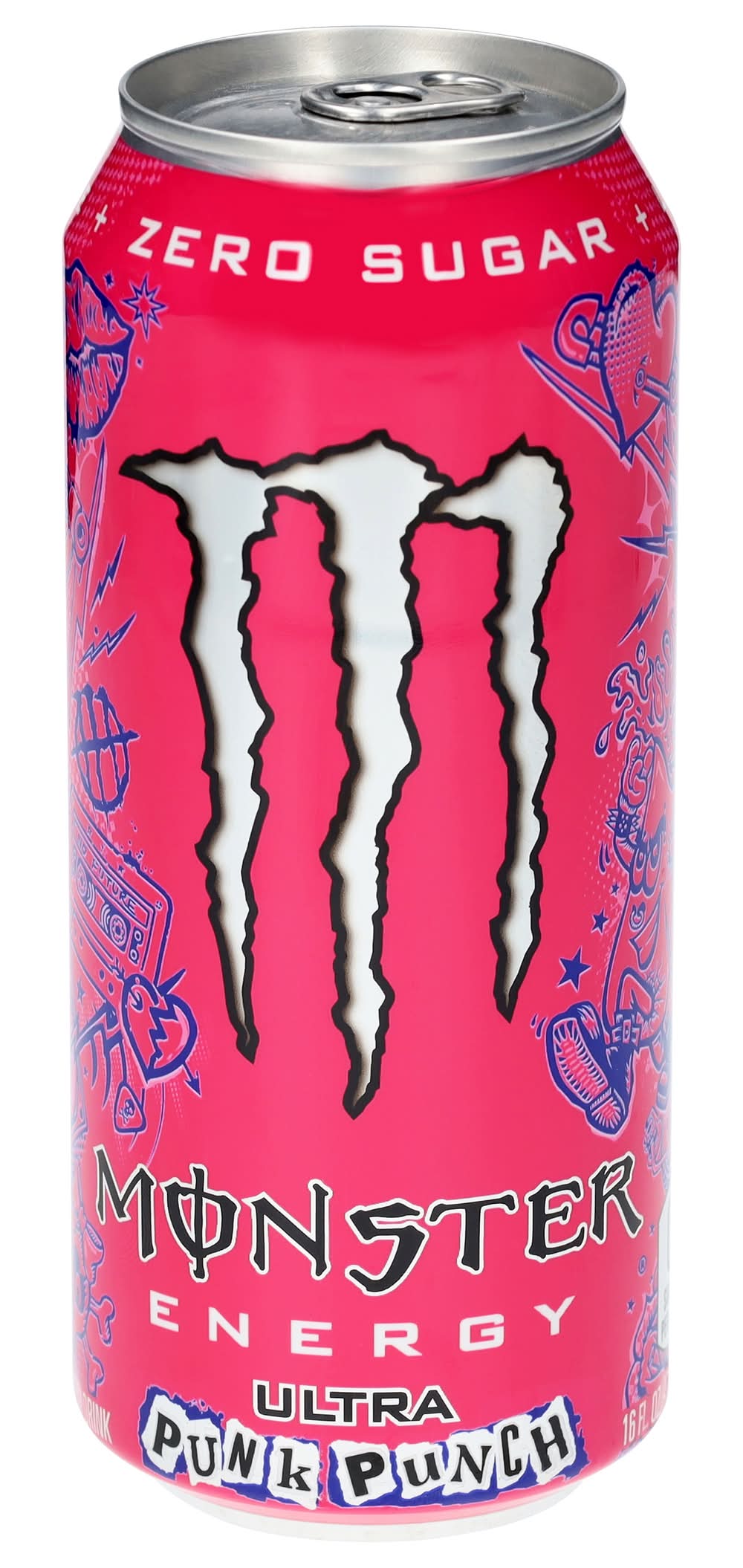 Monster Energy Zero Sugar Ultra Punk Punch Energy Drink (16 fl oz)