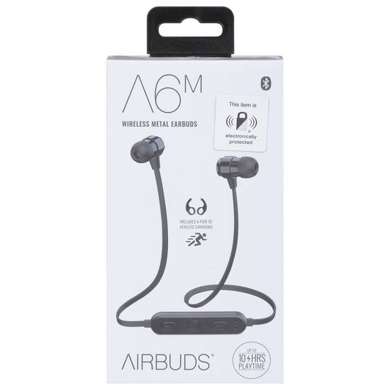 Airbuds A6m Wireless Metal Earbuds