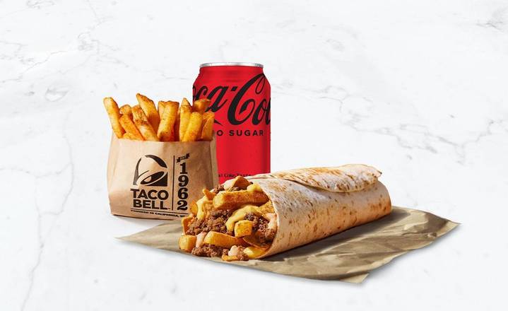 Beefy Fries Burrito Combo