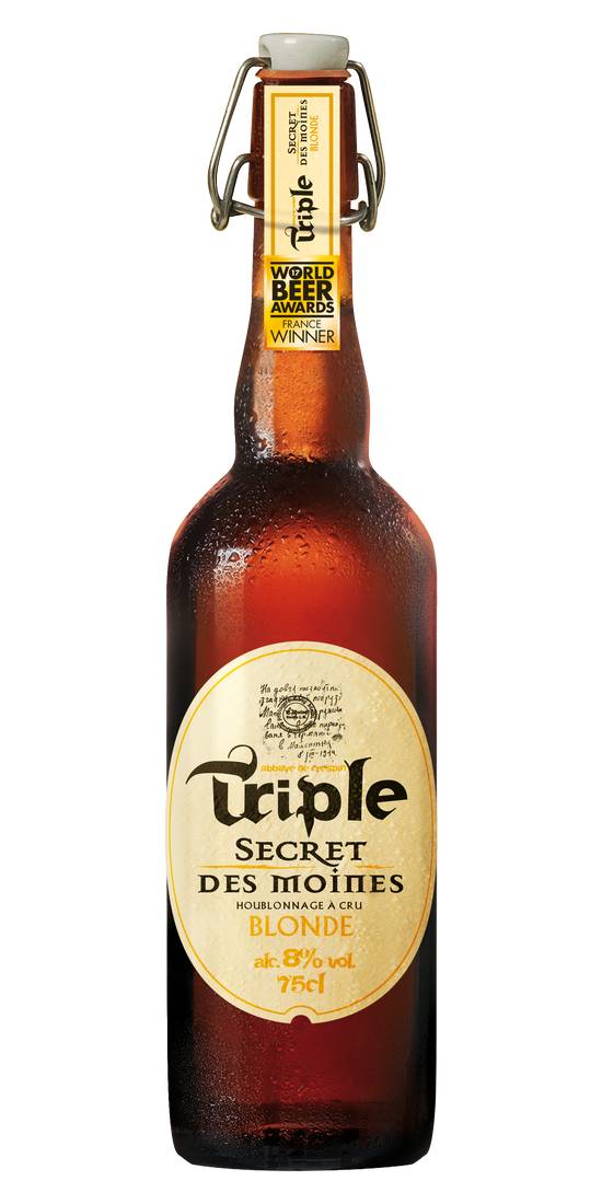 Triple Secret des Moines - Bière blonde (750 ml)