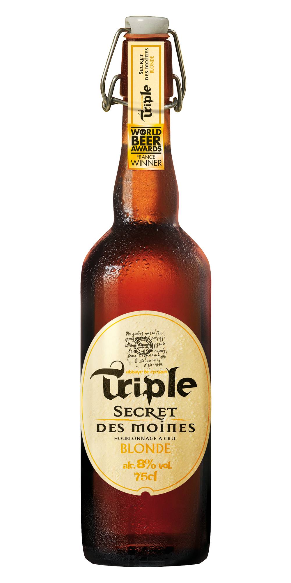 Triple Secret Des Moines - Bière blonde (750ml)