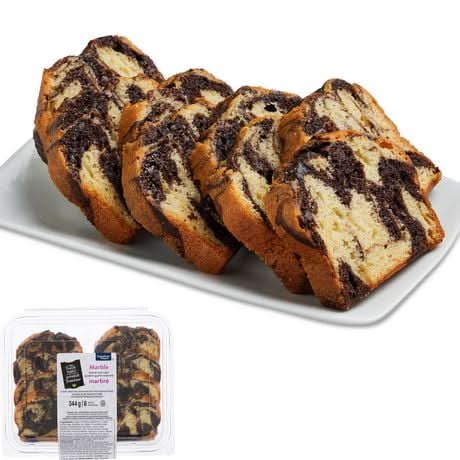 Your Fresh Market Sliced Loaf Cake, Marble (344 g, 8 ct)