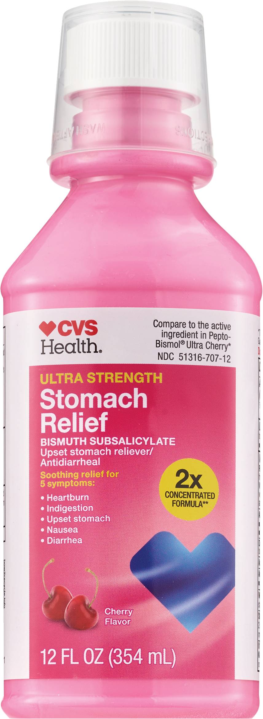 Cvs Health Ultra Strength Stomach Relief Liquid (cherry)