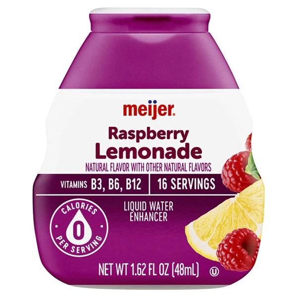 Meijer Raspberry Lemonade Liquid Water Enhancer