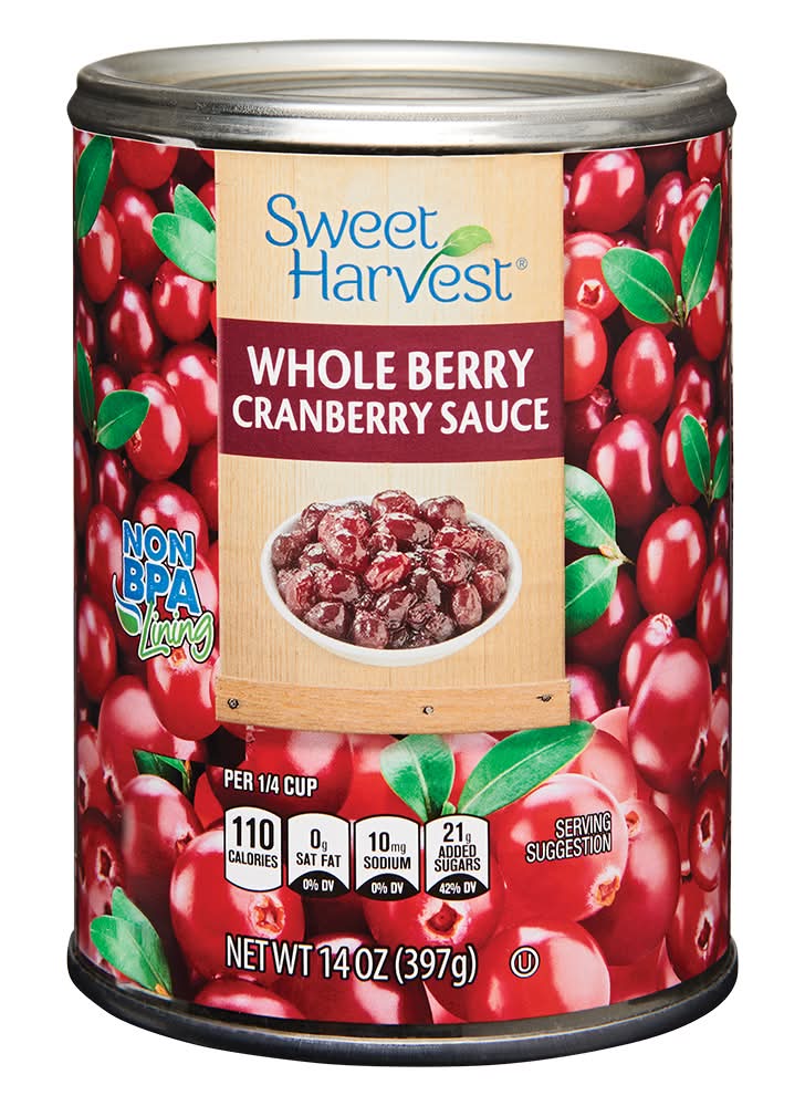 Sweet Harvest Whole Cranberry Berry Sauce (14 oz)