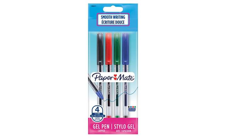 Paper Mate Jiffy Gel Assorted Pens 4 Pack (406059)