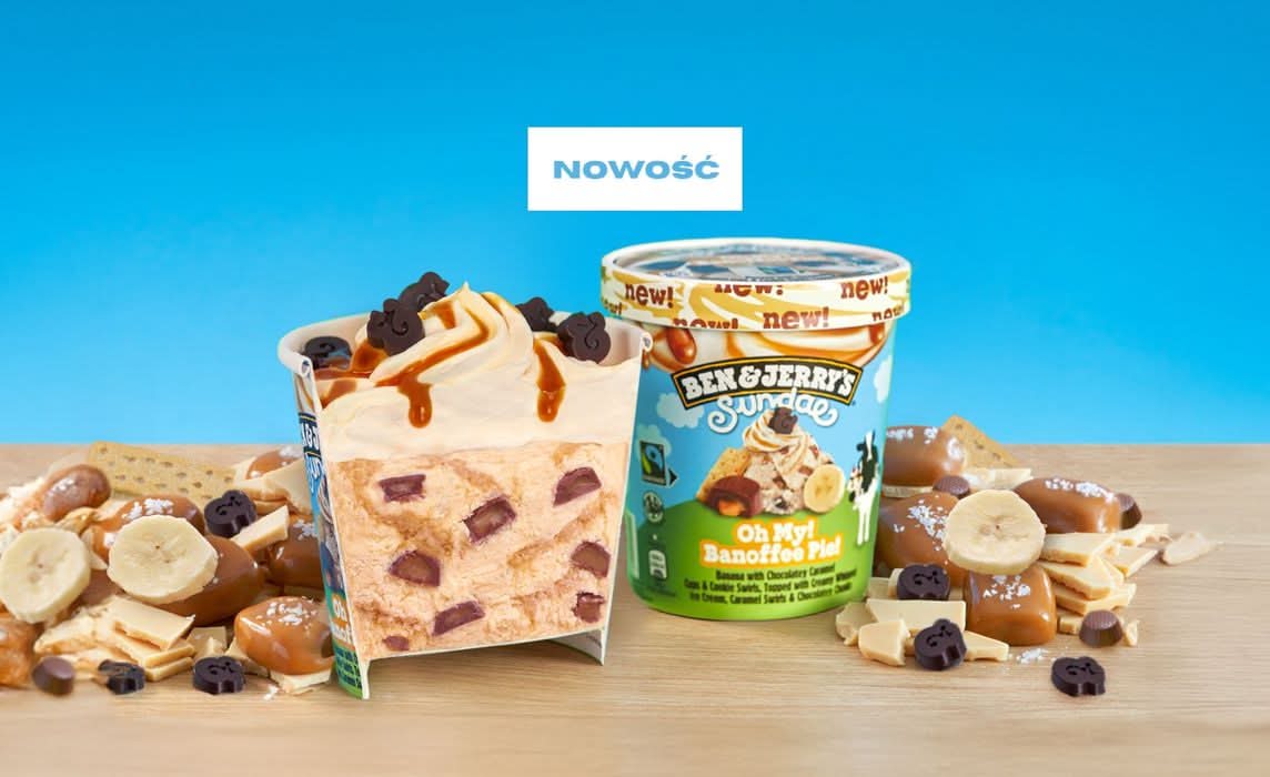 Ben&Jerry's Oh My! Banoffee Pie! Sundae 427ml