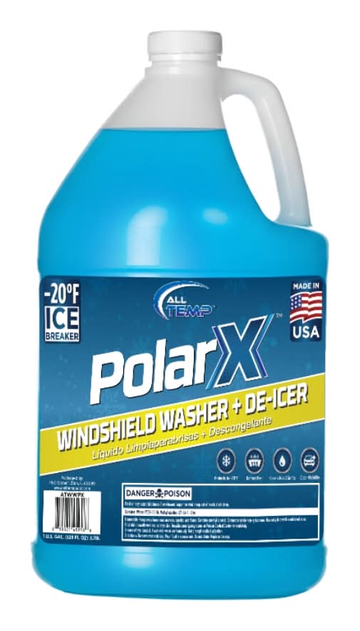 POLAR X -20°F WasherFluid 1Gl Clear Vision & Superior Protection In Extreme Cold Windshield Washer