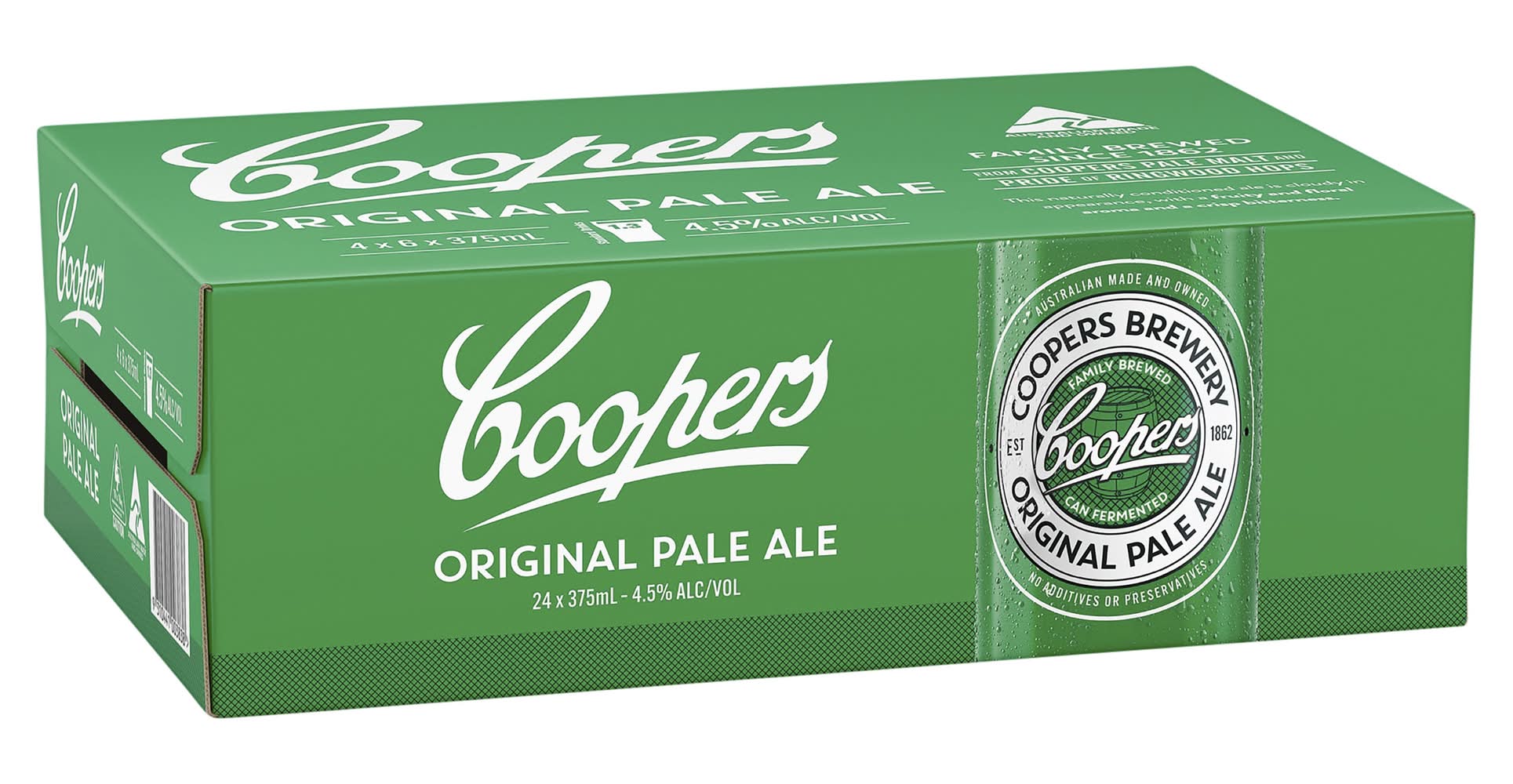 Coopers Original Pale Ale Beer (24 x 375mL)