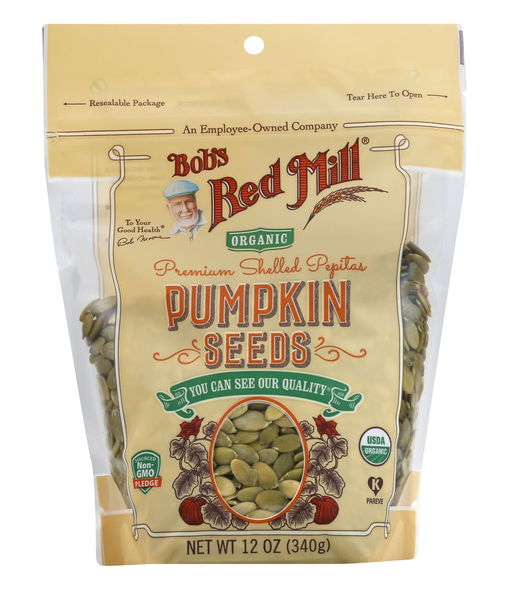 Bob's Red Mill Organic Premium Shelled Pumpkin Seeds (12 oz)