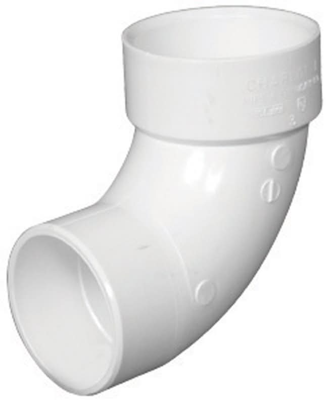 Charlotte Pipe Schedule 40 2 In. Hub X 2 In. D Spigot Pvc 90 Degree Street Elbow 1 Pk