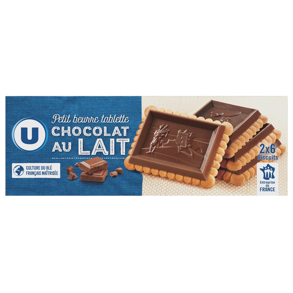 U - Petit beurre tablette chocolat lait (12 pièces)