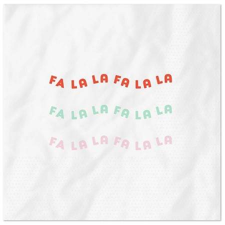 Hallmark Fa La La Holiday Cocktail Napkins - 20.0 ea