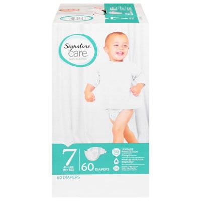 Signature Care Supreme Stage 7 Diapers (60 ct)