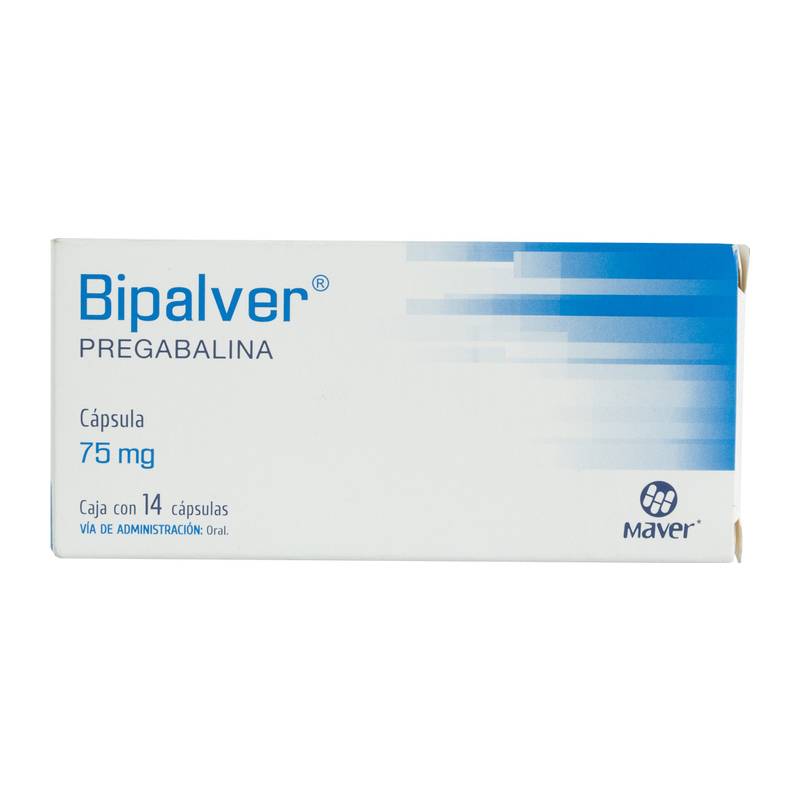 Laboratorios maver bipalver pregabalina cápsula 75 mg (14 piezas)