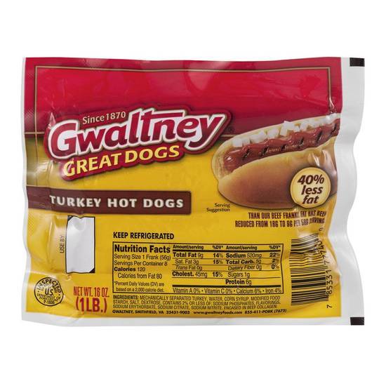 Gwaltney Turkey Franks (16 oz)